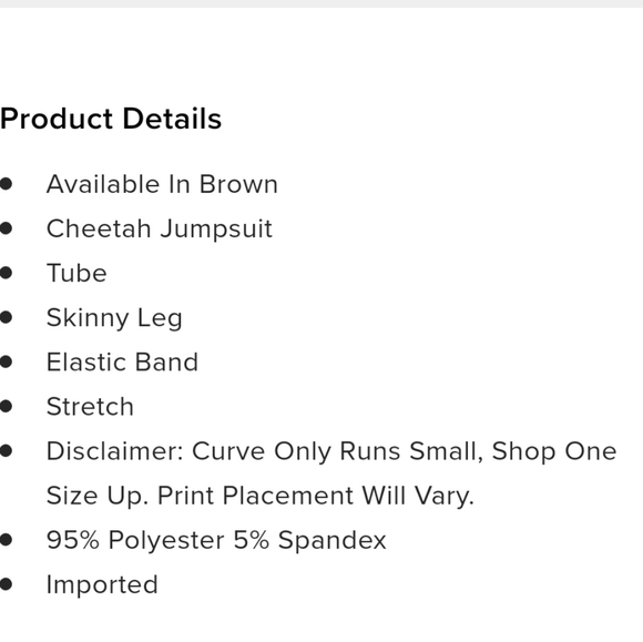 Cheetah Jumpsuit - Picture 4 of 4